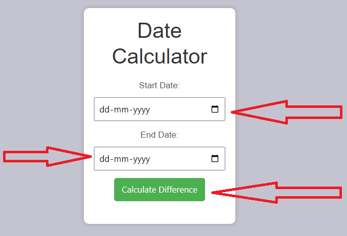 How to Use the Date Calculator