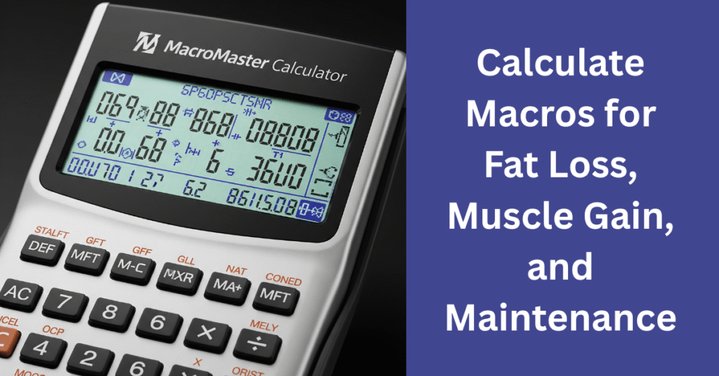 MacroMaster Calculator
