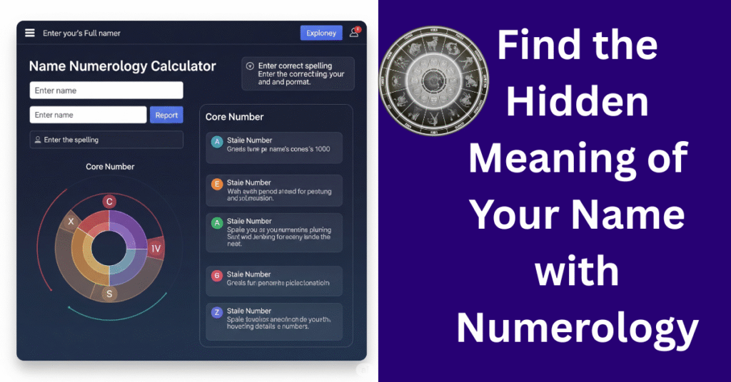 Name Numerology Calculator

