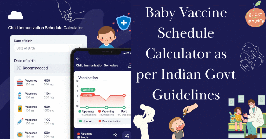  Child Immunization Schedule Calculator
