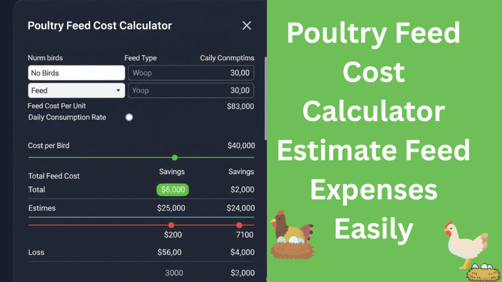 Poultry Feed Cost Calculator