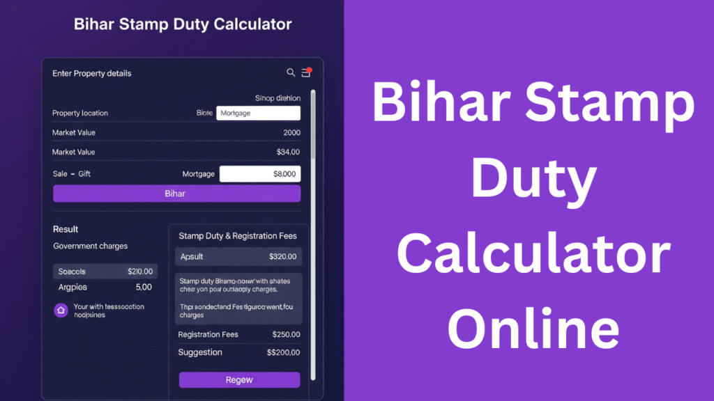 Bihar Stamp Duty Calculator