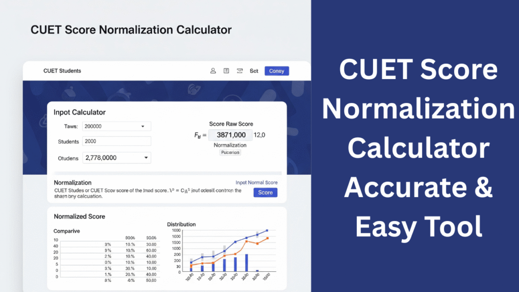 CUET Normalization Calculator