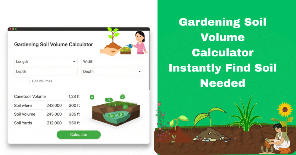 Gardening Soil Volume Calculator
