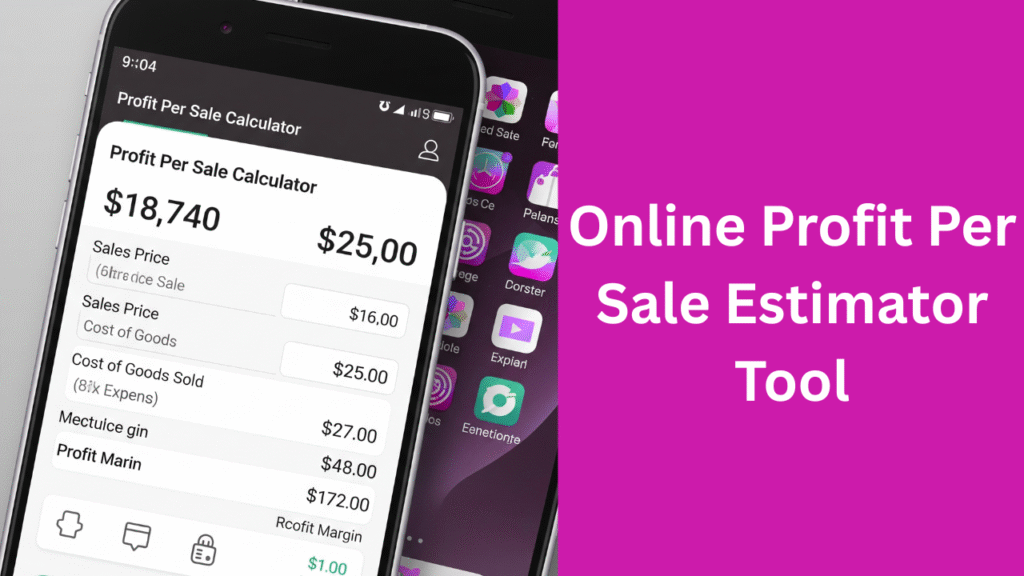 Profit Per Sale Calculator