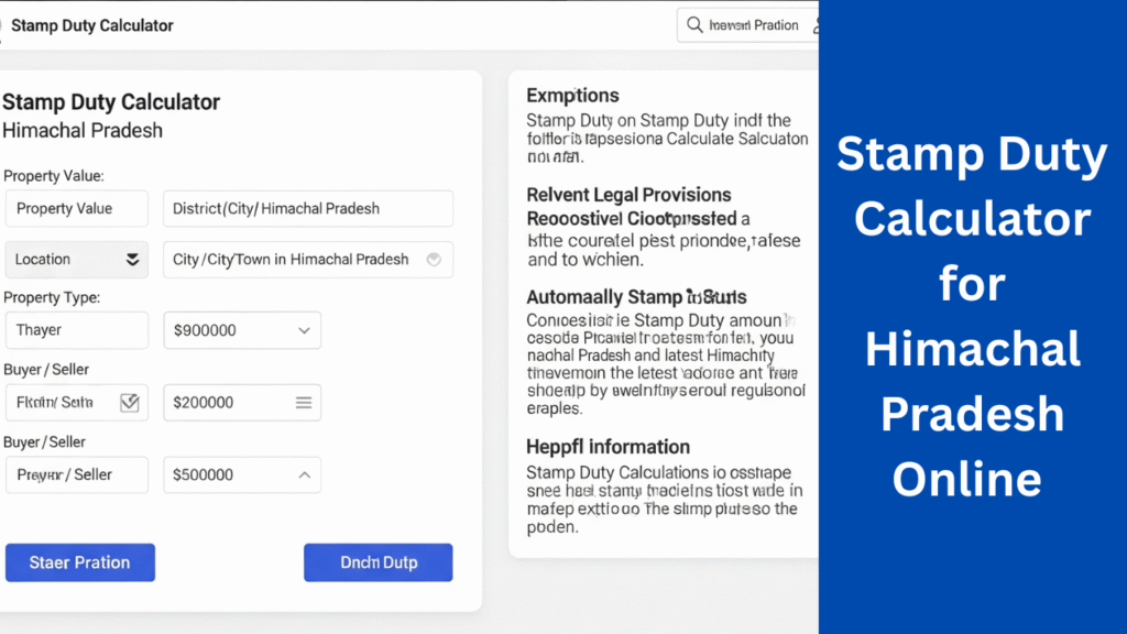 HP Stamp Duty Calculator
