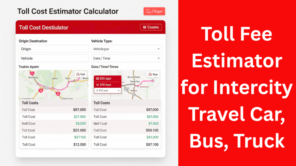 Toll Cost Estimator