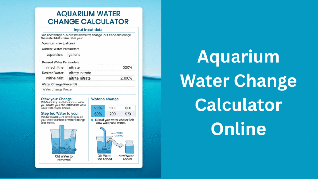 Water Change Calculator