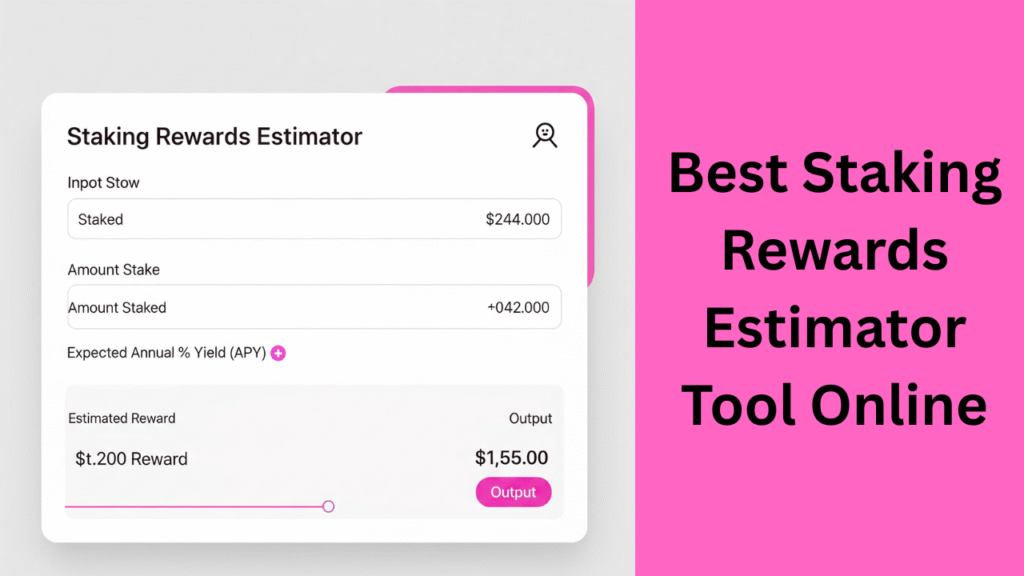 Staking Rewards Estimator