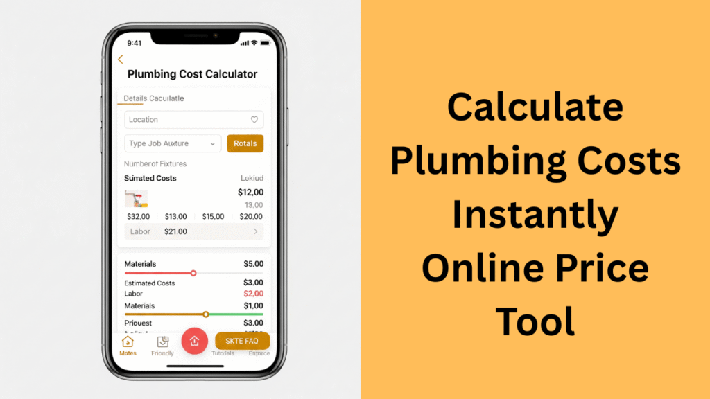Plumbing Cost Calculator