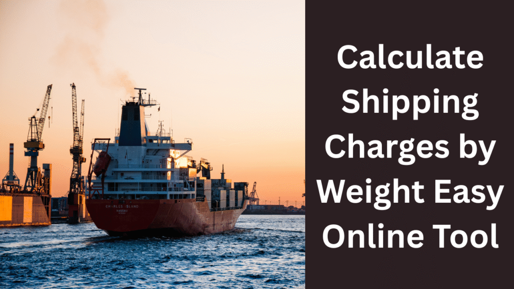 Calculate Your Shipping