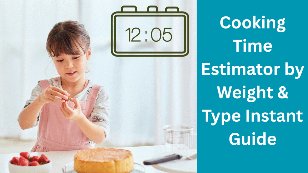 Cooking Time Estimator