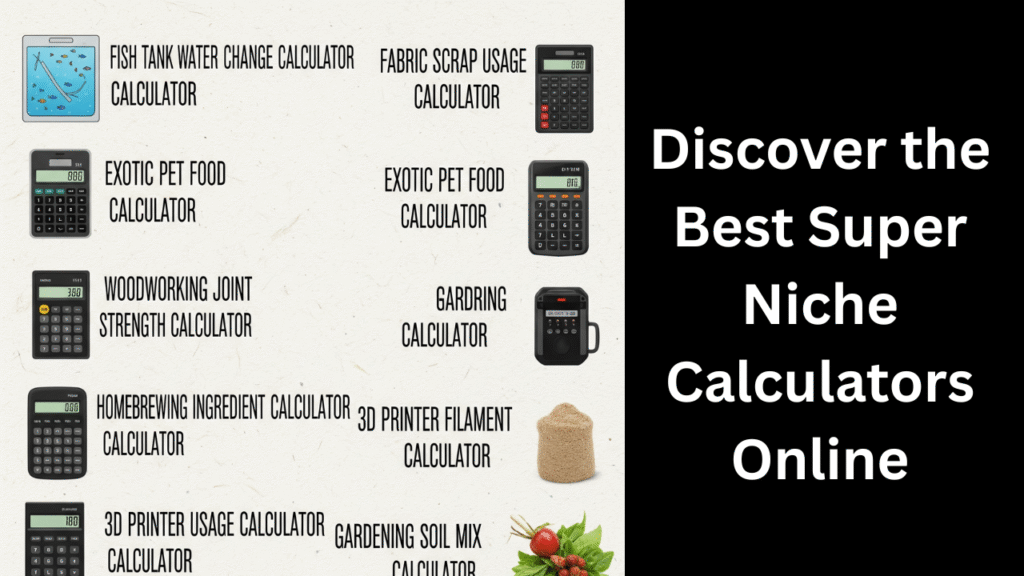 Super-Niche Calculator Ideas