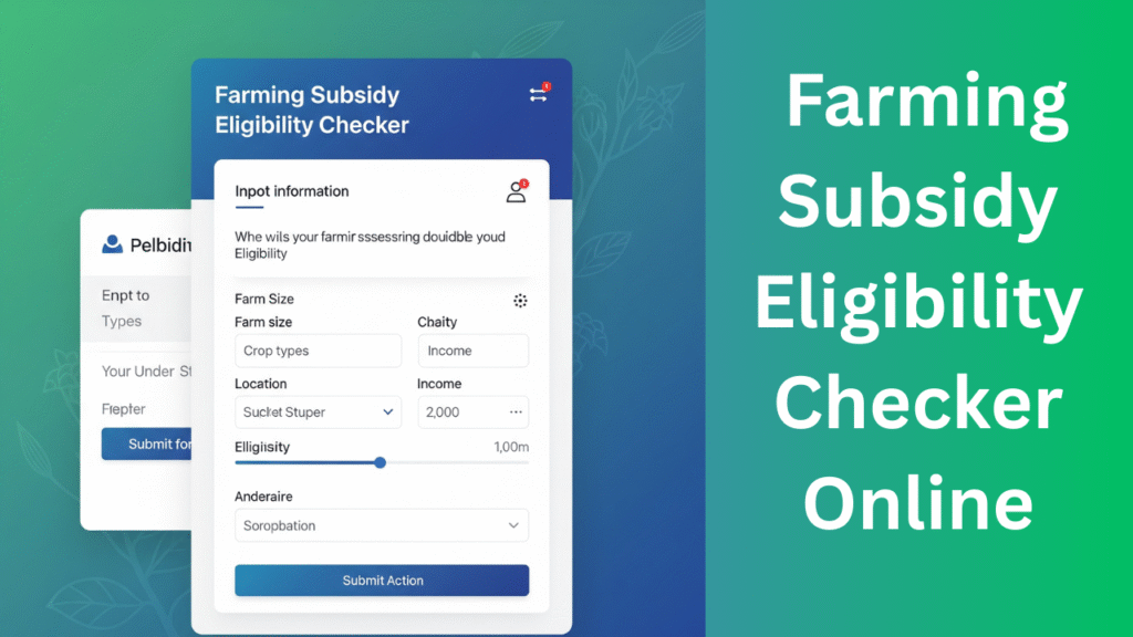 Subsidy Eligibility Calculator