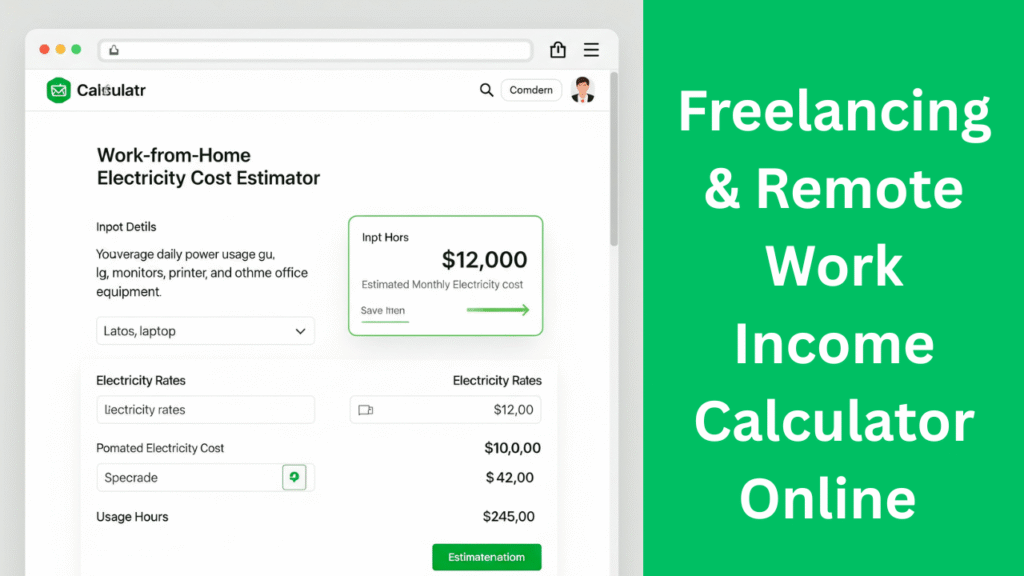 Freelancing & Remote Work Income Calculator
