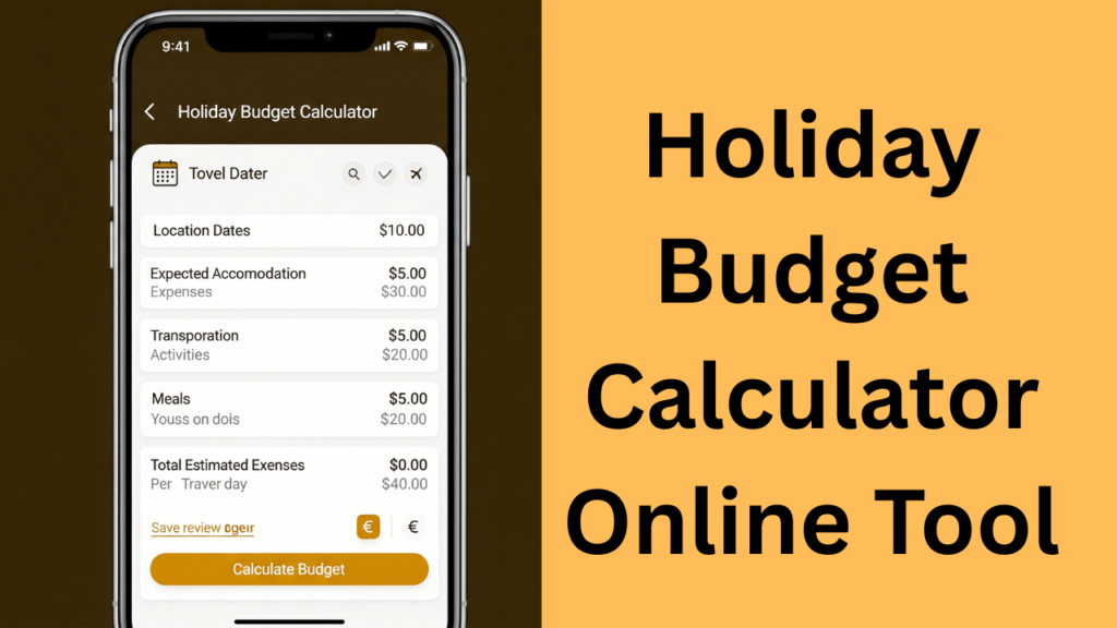 Holiday Budget Calculator