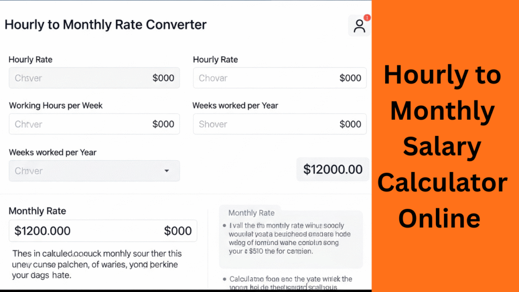 Hourly to Monthly Salary Calculator
