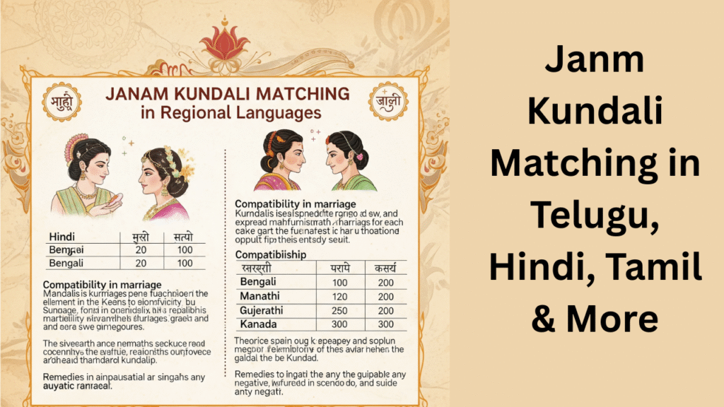 Janam Kundali Matching