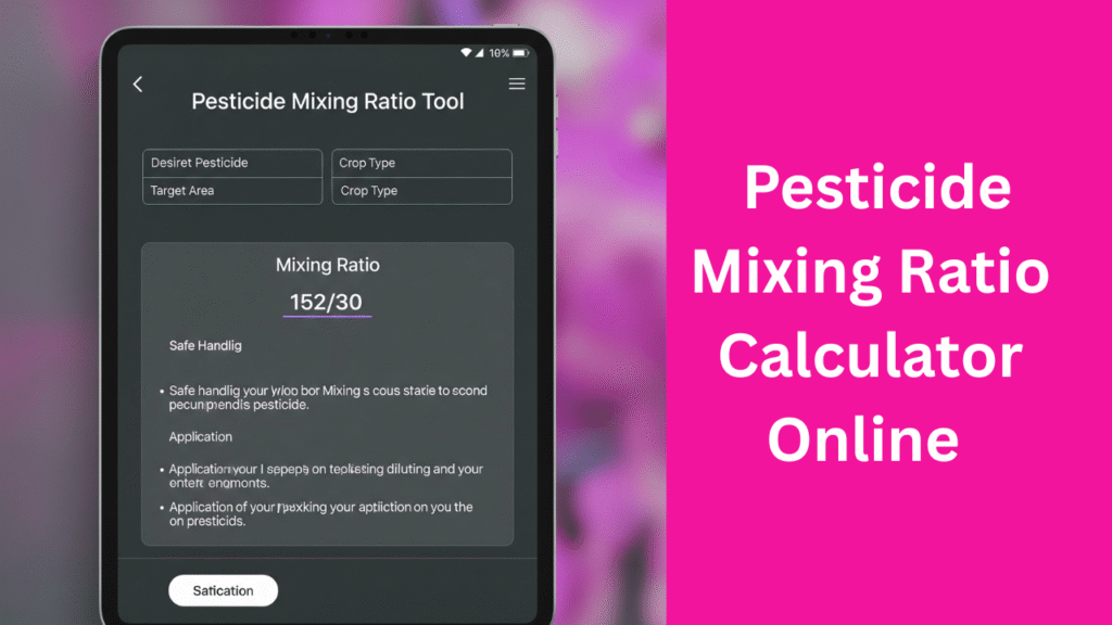 Mixing Calculator