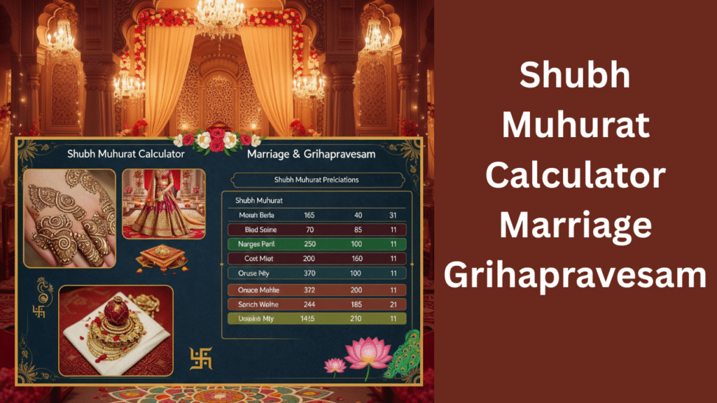 Shubh Muhurat Calculator
