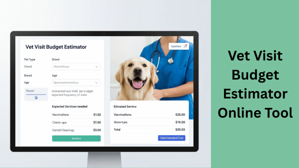 Vet Visit Budget Estimator