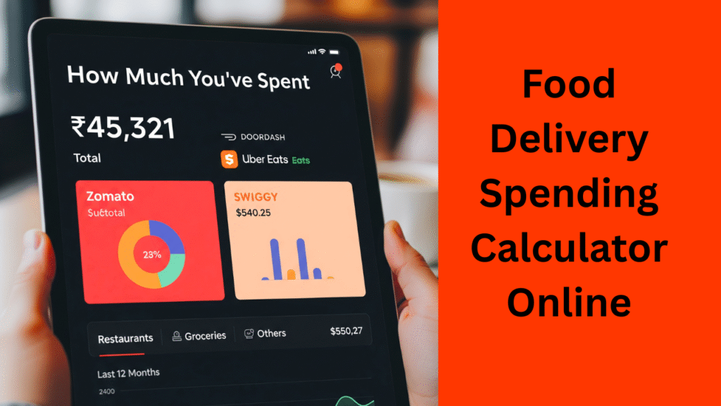 Food Delivery Spending Calculator