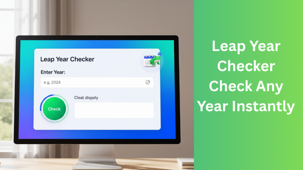 Leap Year Checker